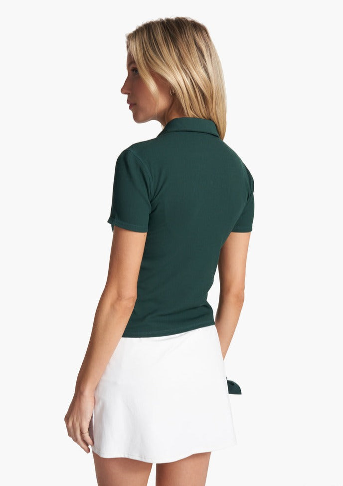 Pose Fitted Polo - Grass