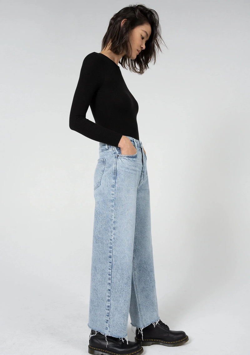 Noemi High Rise Wide Leg Crop Jean