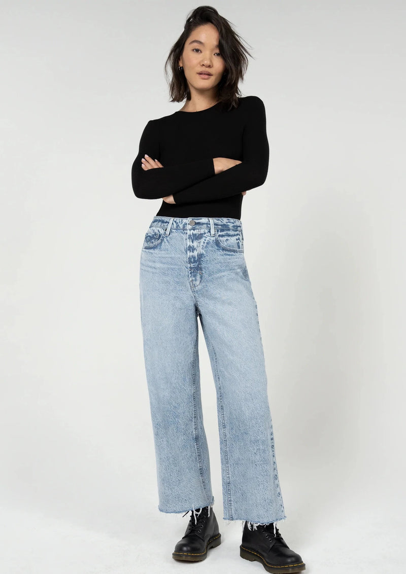 Noemi High Rise Wide Leg Crop Jean